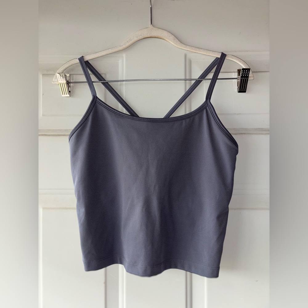 Parks Project gray strappy sports tank size L